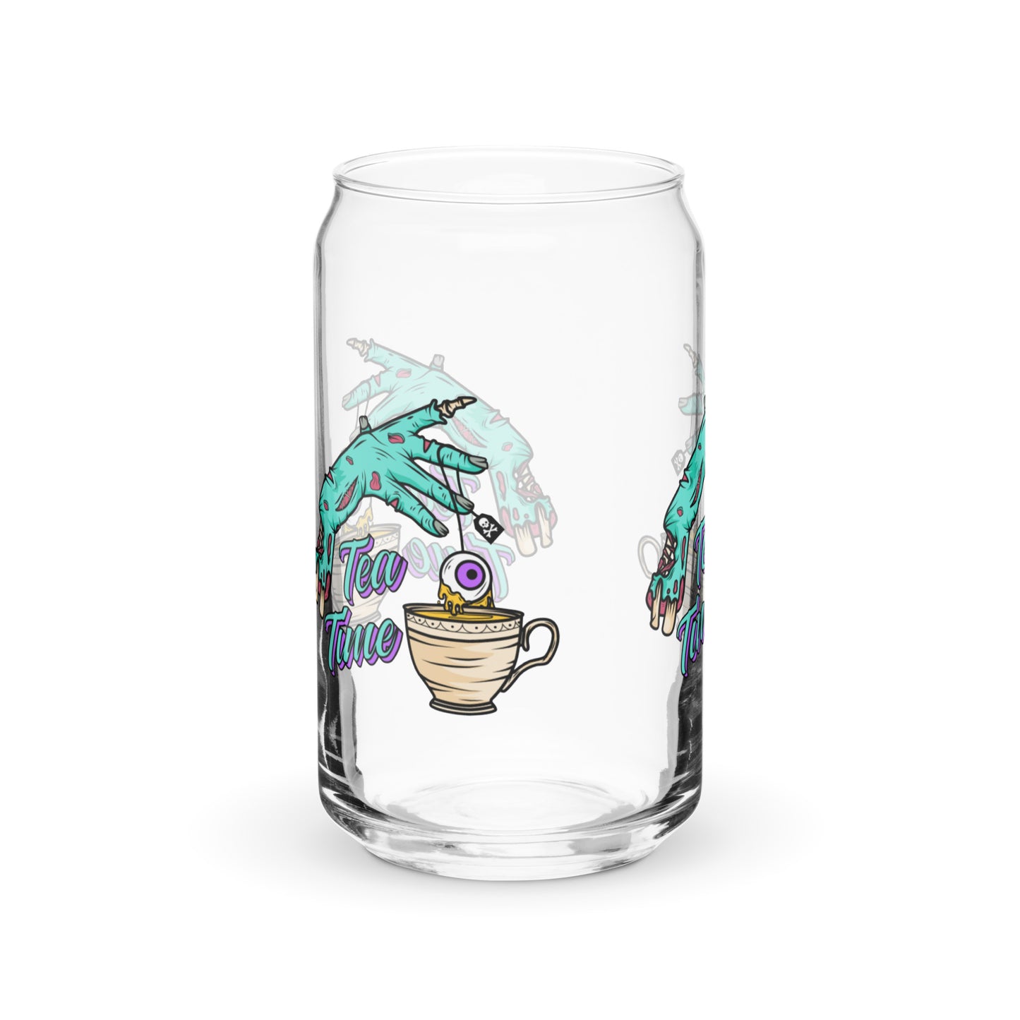 Tea Time Can-shaped glass