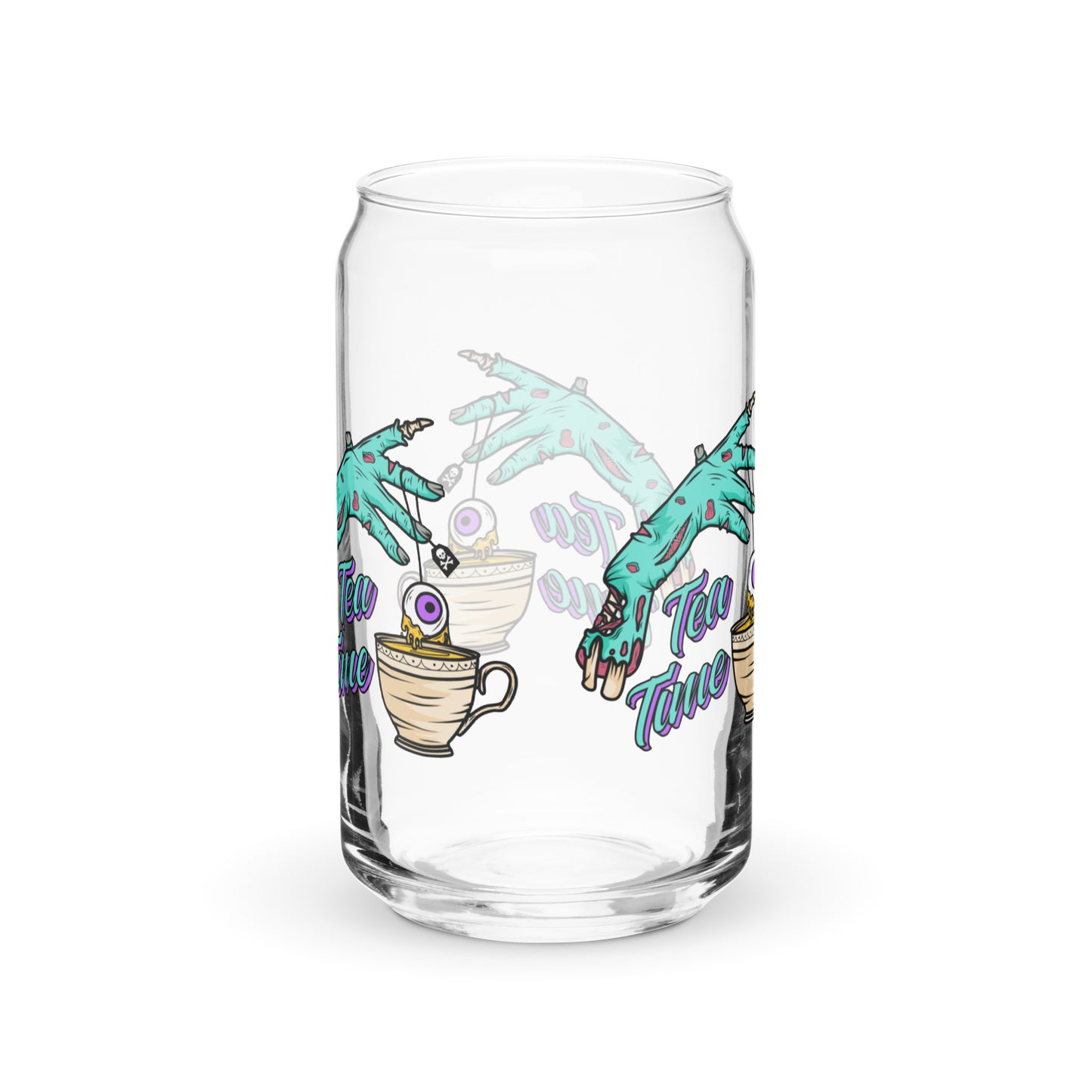 Tea Time Can-shaped glass