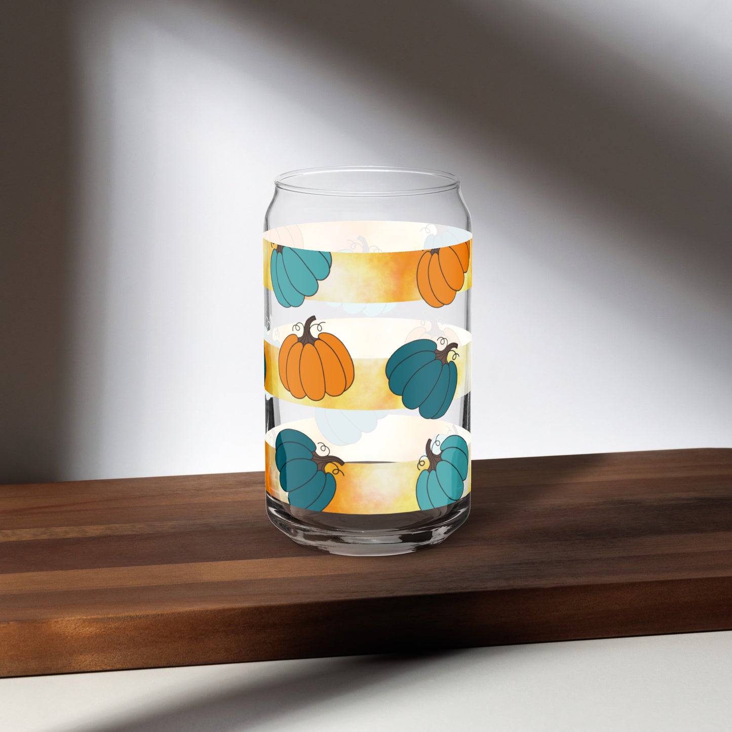 Pumpkin Can-shaped glass