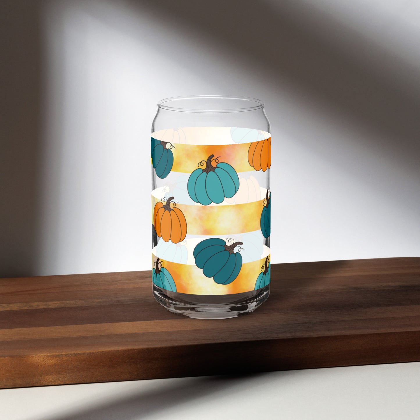 Pumpkin Can-shaped glass